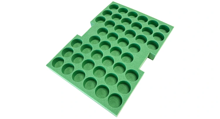 Farbiges Schaumstoff-Tray aus Polyethylen